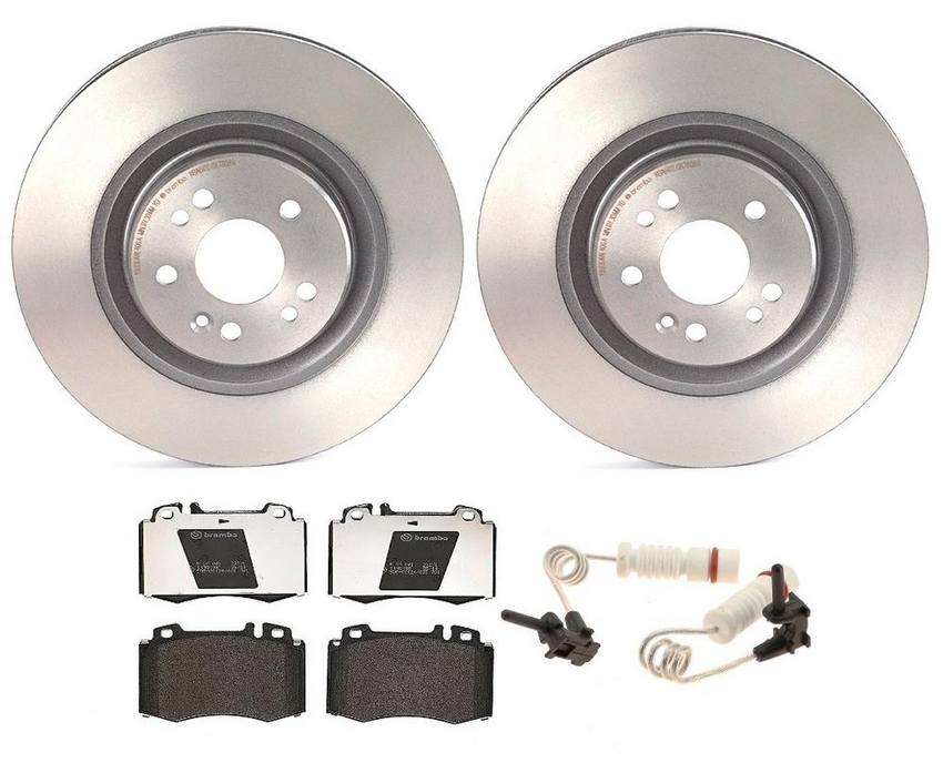 Brembo Brake Pads and Rotors Kit - Front (345mm) (Low-Met)